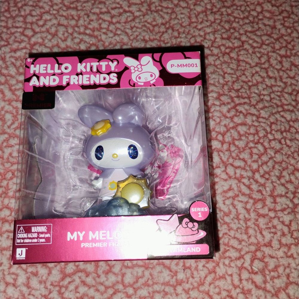 Hello Kitty My Melody Figure - Purple and Yellow
